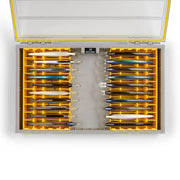 Plano EDGE 3700 Jerkbait Fishing Tackle Storage Box, Clear Polycarbonate Lid, Rust Prevention, Watertight Seal, 14 in L x 9 in W x 1.88 in H