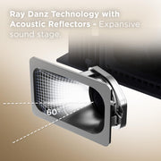 TCL Q65H Q Series 5.1 Channel Soundbar with Dolby Atmos, DTS:X, Ray Danz Acoustic Reflectors, Wireless Subwoofer, Bluetooth Streaming, Black