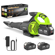 IAMSTECH c Brushless Motor, 21V Battery, 4 Speed Modes, Detachable Tube, Digital Display, 7.6 lb