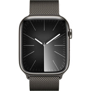 Apple Watch Gen 9 Series 9 Cell 45mm Graphite Stainless Steel - Graphite Milanese Loop MRMX3LL/A