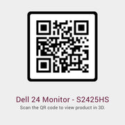 Dell S2425HS 23.8 Inch FHD IPS Monitor, 100Hz Refresh Rate, 99% sRGB, TV Rheinland Eye Comfort, Dual 5W Speakers, Adjustable Stand, Ash White