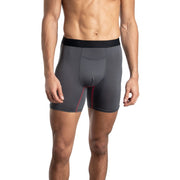 Fruit of the Loom Men's 360 Stretch Coolsoft Mid Rise Boxer Briefs, Quick Dry, Moisture Wicking, Assorted Colors, Pack of 6, 2XL