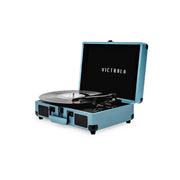 Victrola Journey Bluetooth Suitcase Record Player With 3-Speed Turntable VSC-550BT-SMB - SMOKE BLUE ONE SIZE