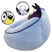 Bluey WK504051 Kids Compressed Foam Bean Bag Chair, Blue, 24