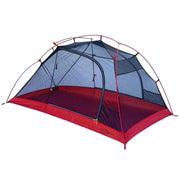 Near Zero 2-Person DynaLite Backpacking Tent, Lightweight Weather-Resistant Shelter, Dual Doors and Vestibules, Red