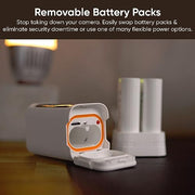 Wyze Battery Cam Pro Wireless Indoor/Outdoor Security Camera, 2.5K HDR, Color Night Vision, Integrated Spotlight, Siren, Two-Way Audio, White