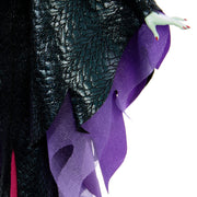 Mattel Maleficent Collector Fashion Doll with 9 Points of Articulation, Signature Horns, Dragon-Scale Gown, Green Scepter Accessory, Doll Stand JLT53