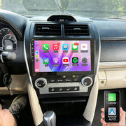 Eforcase Android 13 Car Stereo, 10.1 Inch Touchscreen, Wireless and Wired Carplay, Android Auto, GPS Navigation with Offline Maps, Bluetooth, FM Radio, Rearview Camera Support for Toyota Camry 2012-2014