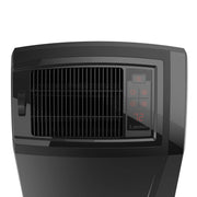 Lasko CC24925 1500W Cyclonic Ceramic Console Electric Space Heater with Timer Black