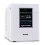 CyberPower Medical Grade Uninterruptible Power Supply, 1100VA/880W, 6 Hospital-Grade Outlets, Line Interactive, Mini-Tower, White, M1100XL