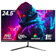 Gawfolk GF240A 24.5 Inch Gaming Monitor 200hz/165hz FHD(1080P) - Black