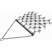 Kojem Chain Drag Harrow, 4 ft x 4 ft, Steel Construction with Powder Coated Finish, Compatible with Tractors ATV UTV, LYOM-237