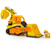 Paw Patrol Rubble & Crew Bark Yard Deluxe Bulldozer Construction Vehicle and Figure