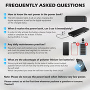 YELOMIN Portable Charger Power Bank, 20000mAh High Capacity, Dual USB Outputs, USB-C and Micro USB Inputs, Black