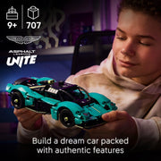 LEGO Technic Aston Martin Valkyrie Toy Car, 707 Pieces, Teal, Ages 9+ 42208