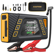AVAPOW WP8S Jump Starter with Air Compressor, 150PSI 6000A