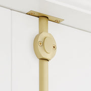 Signature Hardware Odette 72 Inch Tall Window Cremone Security Bolt, Polished Nickel, Solid Brass
