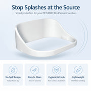 Cat Water Fountain Splash Guard Compatible with PETLIBRO DockStream, No-Spill Design, Easy to Clean