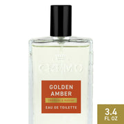 Cremo Golden Amber Men's Cologne Spray, Multi-Layered Tropical Marine Scent, 3.4 oz