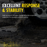 Monroe Reflex Suspension Shock Absorber, Monotube Technology, Chrome-Plated Piston Rod, Rear, Fits Chevrolet Silverado 1500 and GMC Sierra 1500, 2007-2023, 911533