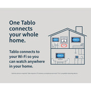 Tablo 4th Gen Over-The-Air DVR, 4-Tuner, 128GB Storage, Wi-Fi Streaming Player, White, TF1284B-01-CN