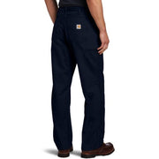 Carhartt FRB159 Flame-Resistant Loose Fit Midweight Canvas Pants for Men - Dark Navy - 33x36