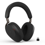 Jabra Evolve3 85 Wireless Over-Ear Headphones with Adaptive Active Noise Cancellation, Enhanced Spatial Sound, USB-C, Microsoft Teams Certified, Black