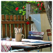 Woodstock WOODDCS37 37 Inch Earth Wind Chime by Woodstock