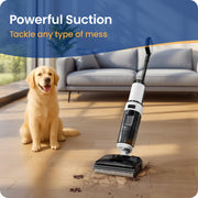 Tineco iFloor 5 Stretch Cordless Wet Dry Vacuum Cleaner and Mop, 180 Lay-Flat Design, Up to 45-Min Runtime, Large Water Tanks, FW080400US