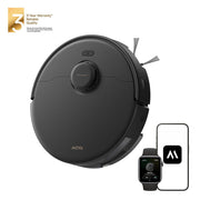 MOVA E30 Pro Robot Vacuum and Mop, 19,000 Pa Suction, Anti-Tangle TroboWave DuoBrush, FlexBrush Technology, 700ml Self-Emptying Dust Box, 350ml Water Tank, White