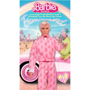 Mattel Barbie The Movie Ken Collectible Doll, Ryan Gosling as Ken, Pink Jumpsuit with B Detail, White Sneakers, Multicolor Roller Skates, Display Stand, JCP80