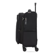 Swissgear Stride Expandable Carry-On Spinner Luggage, Durable Nylon, 8-Wheel Spinner, TSA Lock, Black, 23 in, 7069202154
