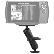 Ram Mounts RAM-202-24-202 Fish Finder Mount Fits Hummingbird Helix 7 Series 1-1/2 Inch Rubber Black Marine Grade Aluminum
