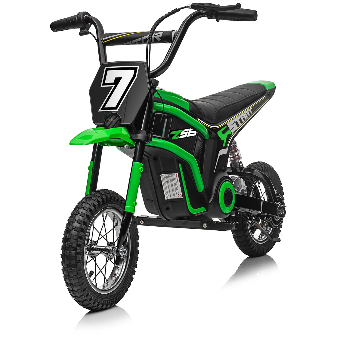 Neche WJL022-GN MX350 Electric Powered Ride on Motorcycle (Green) - New Damaged Box