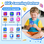 Wuszhor Xa35 Kids Smart Phone, Educational Learning Toy with Touchscreen, Dual HD Cameras, 8GB SD Card