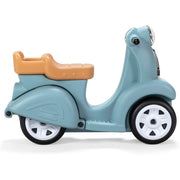 Step2 Ride Along Toddler Scooter, Foot-to-Floor, Four-Wheel Stability, Aqua, Ages 18 Months to 4 Years, Model 430499