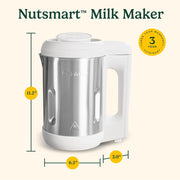 Cuisinart NutSmart Nut Milk Maker, 50 Oz Capacity, Silver, 15,000 RPM Motor, Makes Almond Soy Oat Bean Milk in 60 Seconds, Easy to Clean, 6965