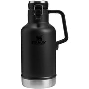 Stanley Classic Easy-Pour Growler Insulated Stainless Steel Water Bottle, 64 Oz, Matte Black, BPA Free