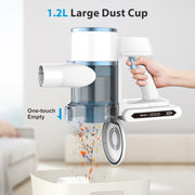 Lazyswan CP06 Cordless Stick Vacuum Cleaner, 250W Motor, 28KPa Suction, 45 Min Runtime, LED Touch Screen