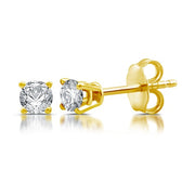 Forever Bride 0.25 ct Carat T.W. Diamond 10Kt Yellow Gold Studs