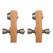 Brinks 2105-109-2 Tulip Style Keyed Entry Door Knob and Single Deadbolt, 2-Pack - Antique Brass