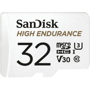 SanDisk High Endurance 128GB Micro SDXC Card, Class 10, U3, V30, Black, SDSQQNR-128G-GN6IA