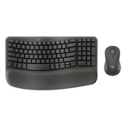 Logitech 920-012059 Wave Keys MK670 Combo Ergonomic Wireless Keyboard and Mouse Bundle - Graphite