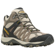 Merrell J037143 Accentor 3 Mid Vent Waterproof Hiking Boots for Men - Boulder/Old Gold - 11M