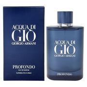 Acqua Di Gio Profondo by Giorgio Armani - Eau De Parfum Spray 4.2 oz for Men