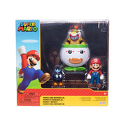 Jakks Pacific Nintendo Super Mario 2.5-Inch Figure Set with Bowser Jr Clown Car and Bob-omb Multicolor