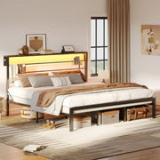 Bestier B700893S King Size Bed Frame with 49.2