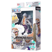 Bandai Namco Monkey D. Luffy Gear 5 Action Figure, 6.5 in, Poseable with Interchangeable Hands, One Piece