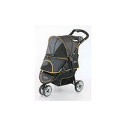 Gen7Pets G2340GN Promenade Pet Stroller, Gold Nugget Black and Gold