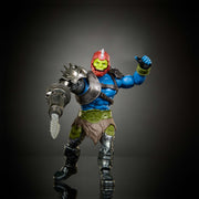 Mattel 1UU2WQHJWRJL Masters of the Universe 2026 Movie Origins Deluxe Trap Jaw Action Figure with 16 Articulated Joints, Removable Parts, Hook and Blade Accessories, Collector Card